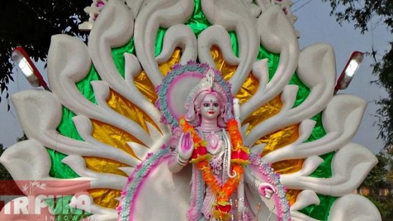 Saraswati Puja : Rampant use of hook lines hits Khowai Saraswati Puja : Rampant use of hook lines hits Khowai