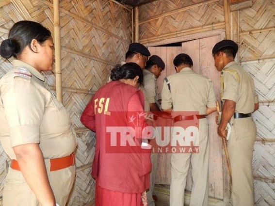 61 years Old Woman hacked to death at Dharmanagar 