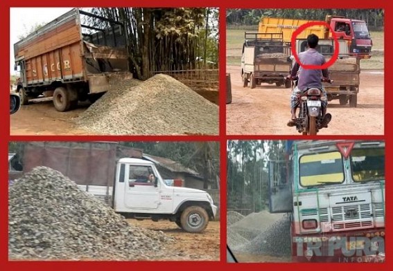 Churaibari checkpost  turns corruption den : Illegal stone business rampant along Assam-Tripura  border, Rs. 7 to 8 lakhs revenue loss per day, bribe happy officials under scanner, TIWN investigation exposes unholy nexus