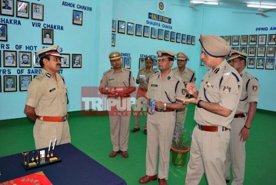 IGP visits GC, CRPF Agartala, inspects the administrative & operational aspects of CRPF IGP visits GC, CRPF Agartala, inspects the administrative & operational aspects of CRPF
