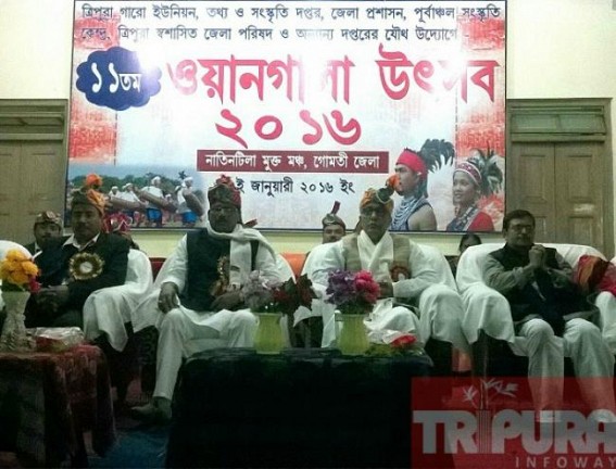 Wangala Festival organized at Udaipur Wangala Festival organized at Udaipur