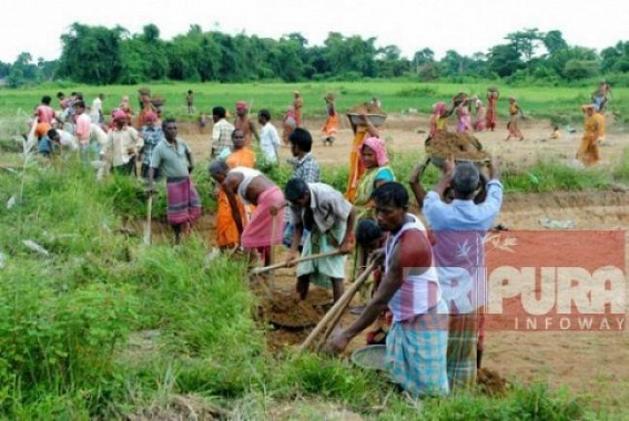 MGNREGA fund debacle, REGA employees scheduled to raise voice against the curtailment of fund for MGNREGA in Tripura