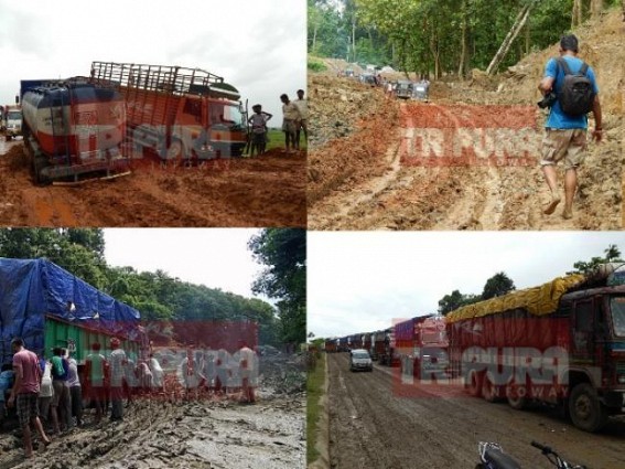 Tripura has buffer stock for 55 days, dilapidated National Highway has spiked up worries over the supply of food grains in State, officials fear shortage of commodities if the situation persist : Food and Civil Supplies Director talks to TIWN Tripura has buffer stock for 55 days, dilapidated National Highway has spiked up worries over the supply of food grains in State, officials fear shortage of commodities if the situation persist : Food and Civil Supplies Director talks to TIWN