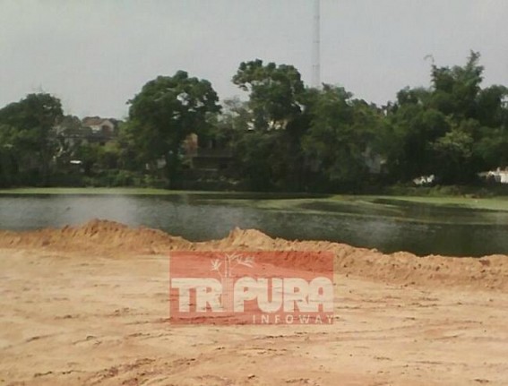 TRIPURAINFOWAY impact : SDM Udaipur cancelled 2015 permission for filling up lake at ShantiPally violating environemtal laws : Why canâ€™t DM Gomati order to remove filled soil from the lake ? Link between DM office, Land Mafia under scanner