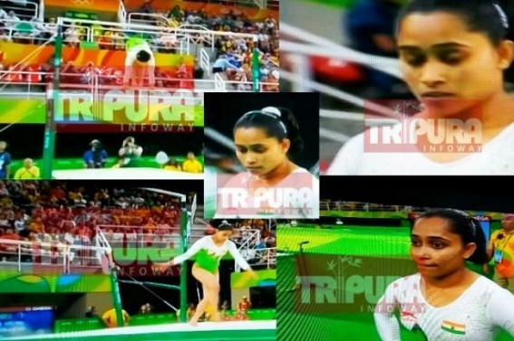 India's pride Dipa Karmakar scores 6th in Rio Olympic vault 1st round, overall position 21 : Billion hopes on sports icons India's pride Dipa Karmakar scores 6th in Rio Olympic vault 1st round, overall position 21 : Billion hopes on sports icons