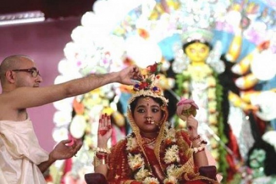 Kumari Puja is a good message to society ? Or Contradictory ? 
