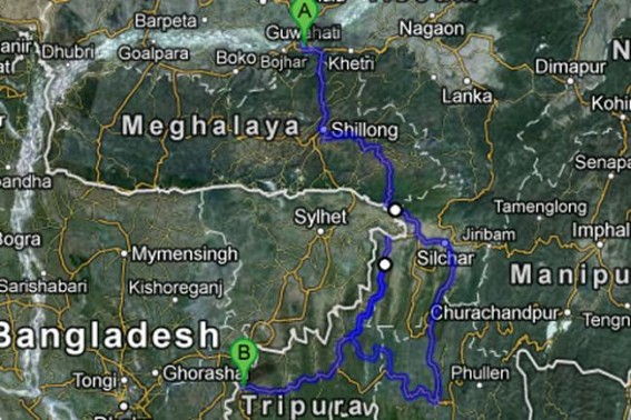 Tripura bound bus from Guwahati met accident at Meghalaya, one died, 13 critically injured, driver absconding Tripura bound bus from Guwahati met accident at Meghalaya, one died, 13 critically injured, driver absconding