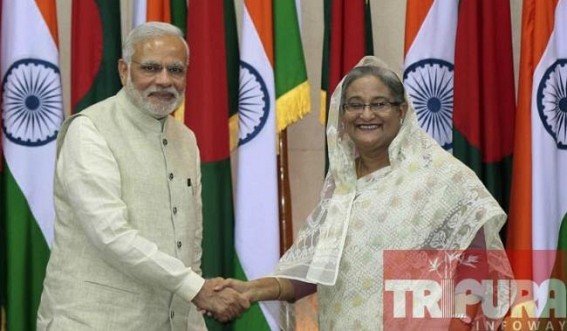 PM Modi and his Bangladesh counterpart Hasina likely to inaugurate 100MW power transmission to Bangladesh PM Modi and his Bangladesh counterpart Hasina likely to inaugurate 100MW power transmission to Bangladesh