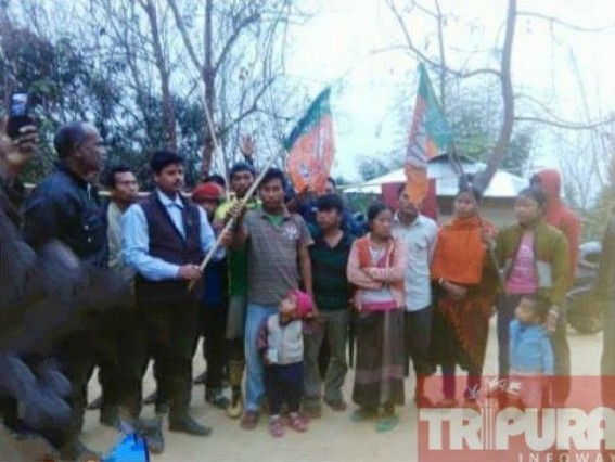 VC Election : 7 families joined BJP at Chakmabasti in Purba Betcharrav
