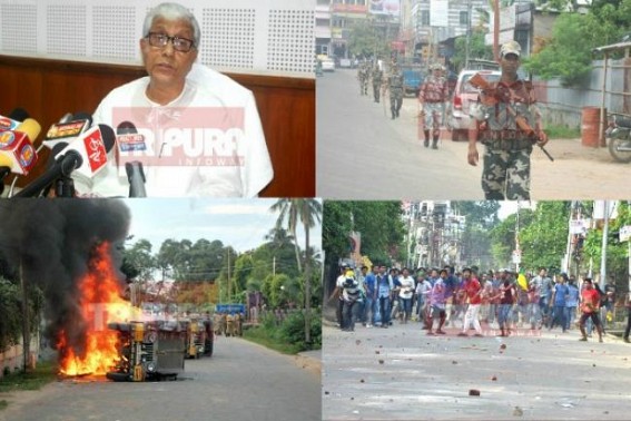 CPI-M’s Political game : Tripura CM wakes up after 48 hours of IPFT violence, blames other political parties, orders namesake investigation within next 1 month, questions arise why Administration allowed unruly IPFT to hold rally ? CPI-M’s Political game : Tripura CM wakes up after 48 hours of IPFT violence, blames other political parties, orders namesake investigation within next 1 month, questions arise why Administration allowed unruly IPFT to hold rally ?