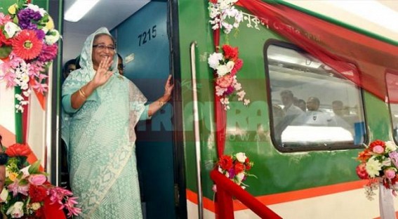 Hindu majority India helps Bangladesh but Islamic country continue killing Hindus : Tripura exports 100MW OTPC power, Indian Railways supply passenger coaches to Bangladesh at subsidized price Hindu majority India helps Bangladesh but Islamic country continue killing Hindus : Tripura exports 100MW OTPC power, Indian Railways supply passenger coaches to Bangladesh at subsidized price