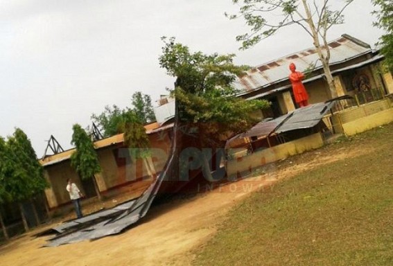 Massive storm damages electricity lines across state, extreme public suffering continue from North to South Tripura : 'Poor' Chief Minister, Cabinet Ministers enjoy air-conditioned luxury 