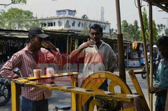 Scorching temperature hits the state once again Scorching temperature hits the state once again