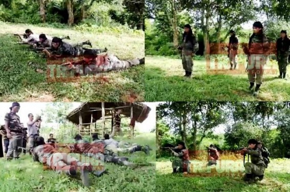 NE Terrorist outfits becoming active again : Bru militants training Centres at Assam-Mizoram Border Exposed ! Ultras  training youths for Terrorism  in Tripura-Assam-Mizoram Corridor 