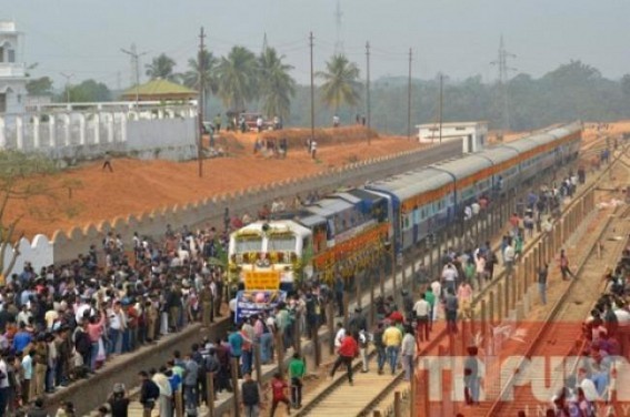 Commencement of BG passsenger railway service at stake: Tripura concerned at use low quality materials for construction Commencement of BG passsenger railway service at stake: Tripura concerned at use low quality materials for construction