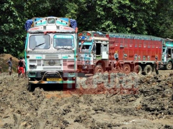 Bamboo Technology plays a vital role in the improvement of the NH8(44), Highway limping back to its normalcy , NEC, NH8(44) both are giving passage to goods loaded truck to enter the state Bamboo Technology plays a vital role in the improvement of the NH8(44), Highway limping back to its normalcy , NEC, NH8(44) both are giving passage to goods loaded truck to enter the state