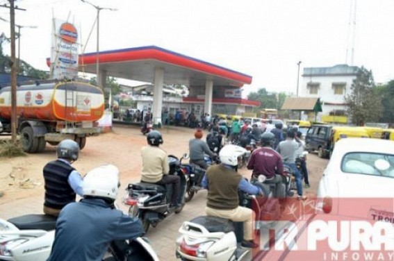 LPG, Petrol Crisis gripped  state 