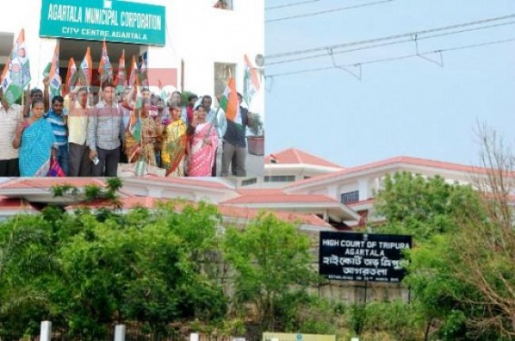 CPI-M backed AMC disobeys HC order with 100 hawkers’ eviction issue : Trinamool hits AMC, demands for Street Vendor Act-2014's immediate implementation in Tripura CPI-M backed AMC disobeys HC order with 100 hawkers’ eviction issue : Trinamool hits AMC, demands for Street Vendor Act-2014's immediate implementation in Tripura