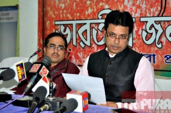 Congress accused BJP for establishing land-mafia regime in Tripura Congress accused BJP for establishing land-mafia regime in Tripura