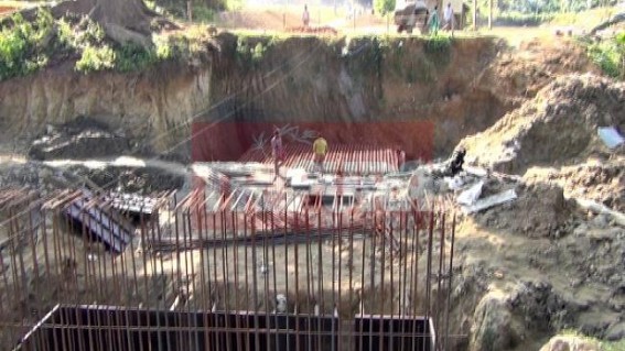 Negligence of PWD slows various construction sites Unakoti Dist Negligence of PWD slows various construction sites Unakoti Dist