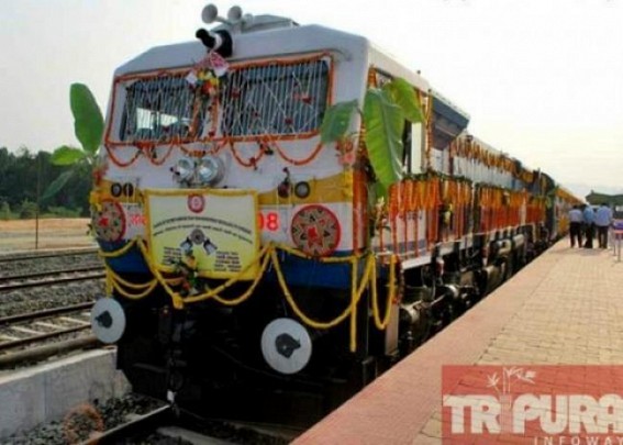 Udaipur-Agartala Rail inauguration on Tuesday Udaipur-Agartala Rail inauguration on Tuesday