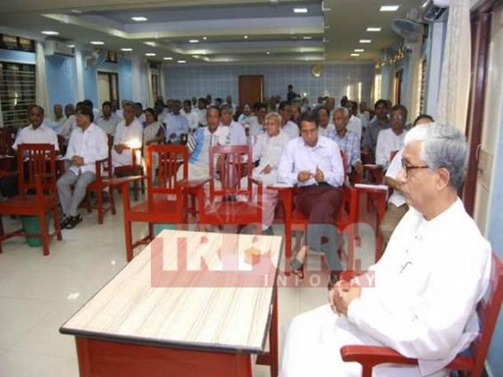 Tripura opposition parties condemn CPI-M's demand for abolition of Governor’s post : TMC says, ‘Anti-National CPI-M misusing power, driving anti-constitutional propaganda’ Tripura opposition parties condemn CPI-M's demand for abolition of Governor’s post : TMC says, ‘Anti-National CPI-M misusing power, driving anti-constitutional propaganda’