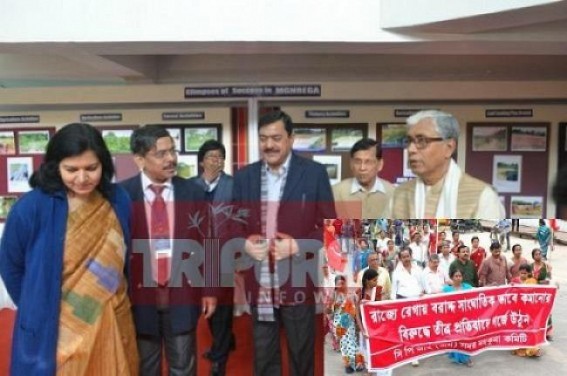 MGNREGA’s fund release thumb rules corners Manik’s CPI-M Govt: multiple MGNREGA projects to shut down in Tripura due to two decades of organized corruptions MGNREGA’s fund release thumb rules corners Manik’s CPI-M Govt: multiple MGNREGA projects to shut down in Tripura due to two decades of organized corruptions