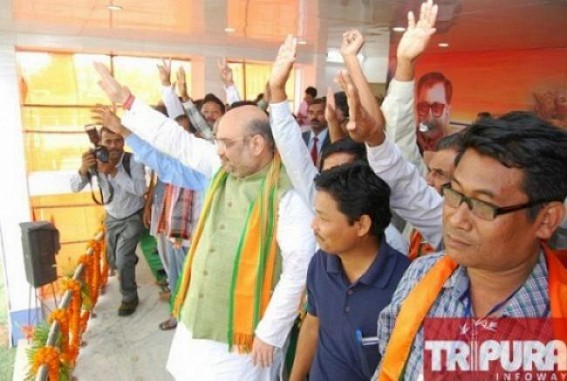 Mission 2018 : Swearing to end CPI-M's regime in Tripura, BJP Chief Amit Shah coming on May 6