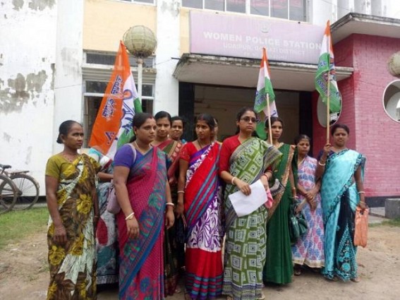 TMC voiced against increasing crime against women in Udaipur City