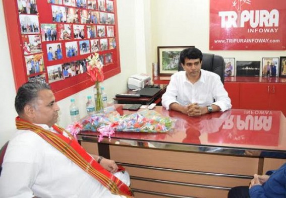 BJP Tripura Observer visits TIWN Office