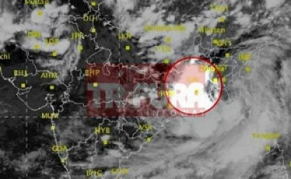 Cyclonic wave, rain hit NE Tripura : Weather Dept forecasted a continuous shower across Northeast for next few days Cyclonic wave, rain hit NE Tripura : Weather Dept forecasted a continuous shower across Northeast for next few days