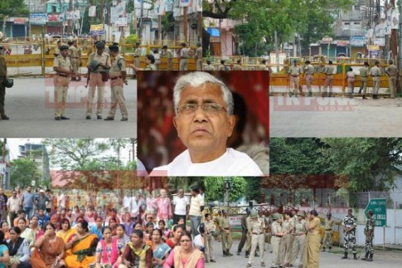 Tripuraâ€™s law & order paralyzed, lameduck CM takes shelter under high security : Manik Sarkar fails to clear IPFT's 8 days NH-8 blockade 