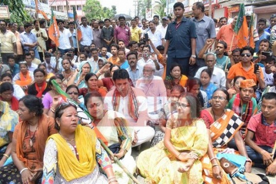 BJP demands President's rule in Tripura; meeting Governor