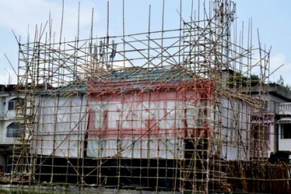 Loadshedding begins for Puja-work Loadshedding begins for Puja-work