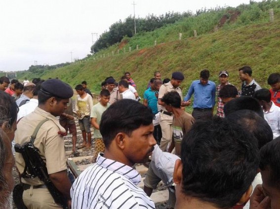 Udaipur-Agartala Railway track plan-wise damaged : Train derailed, no causality