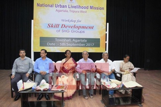 Workshop on Urban Livelihood National Skill Development remained cold in Tripura : only 190 poor urban residents trained till day Workshop on Urban Livelihood National Skill Development remained cold in Tripura : only 190 poor urban residents trained till day