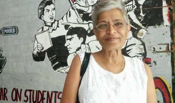 Tripura journalists, intellectuals protest Gauri Lankesh's killing Tripura journalists, intellectuals protest Gauri Lankesh's killing