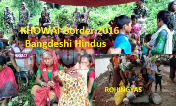 Rohingya-Sympathy of Congress, CPI-M can't be called 'Secularism' : Why Congress remained silent when Manik Sarkar pushed back 250 Hindus from Khowai border in 2016 ?? 