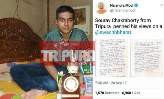 PM Modi loves Udaipur boy's Article on Swachh Bharat 