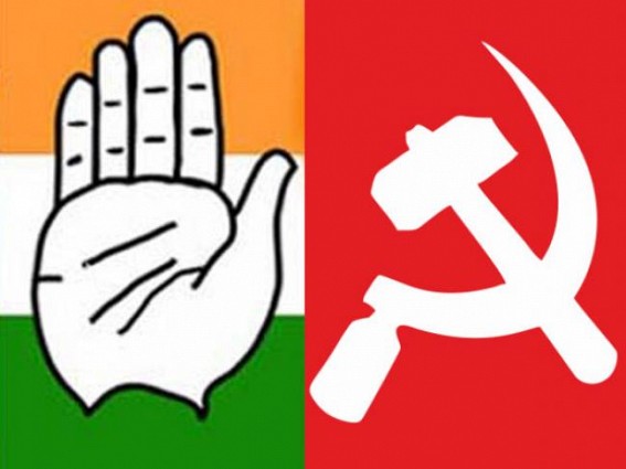Congress turns CPI-M's B-Team at CPI-M ruled Tripura & Kerala