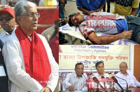 CPI-M slams Tripura Police ! Suspects state Police's role as biased towards IPFT, BJP ! But why does Manik Sarkar still trust in SIT ?