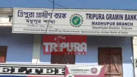Robbers loot Gramin Bank at Madhupur : Tripura's lameduck Police in slumber 