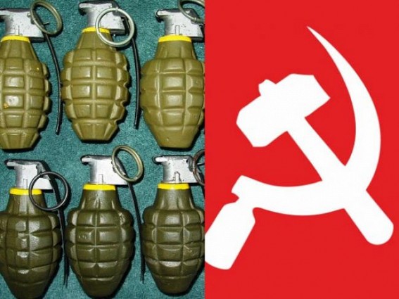 6 grenades recovered from CPI-M leader's home : Arrested 6 grenades recovered from CPI-M leader's home : Arrested