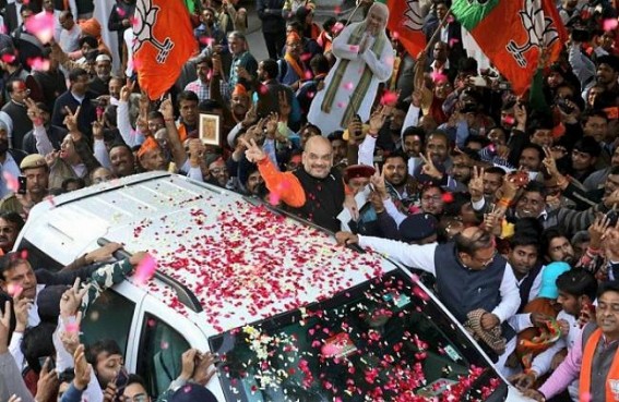 Amit Shah takes Tripura's name first among next four poll bound states Amit Shah takes Tripura's name first among next four poll bound states