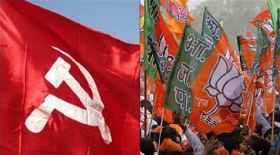 CPI-M, BJP attack each other in Tripura ahead of polls CPI-M, BJP attack each other in Tripura ahead of polls
