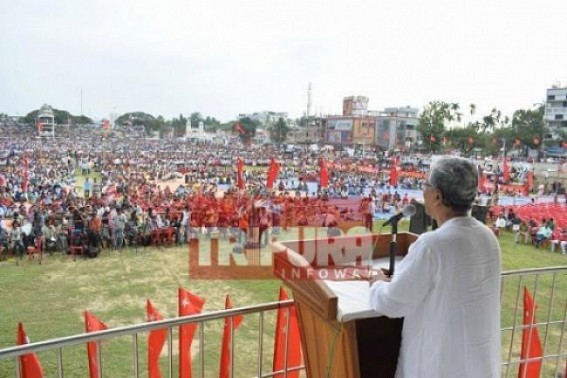Left front’s gathering at Astabal today Left front’s gathering at Astabal today