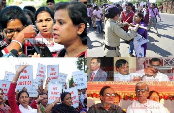 CPI-M corruption, CMâ€™s arrogance, Chief Secretary S.K.Panda, Education Secretary Banamali Sinhaâ€™s role behind 10323 Teachers devastating tears on Tripura streets : TIWN demands High Court monitored CBI probe against 10323 scam