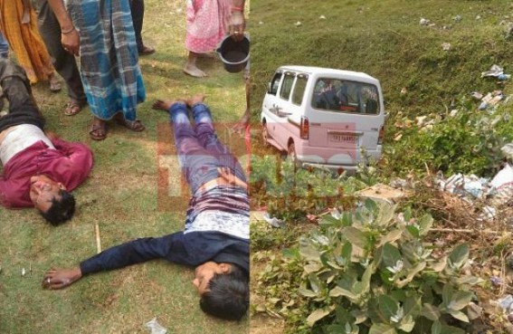 Udaipur : Road accident seriously injured 2 Udaipur : Road accident seriously injured 2