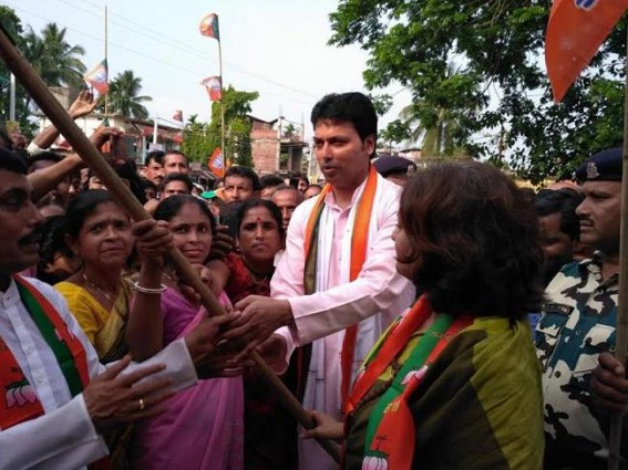 Roopa Ganguli campaigns at South Tripura Roopa Ganguli campaigns at South Tripura