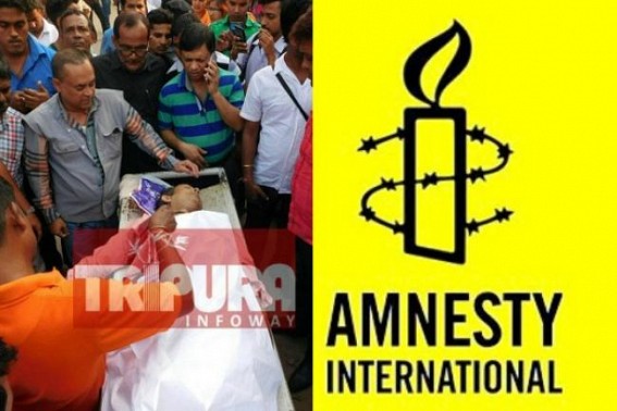 Tripuraâ€™s journalist killing-series raised at London, Amnesty International condemns attack upon â€˜Freedom of Speechâ€™ 